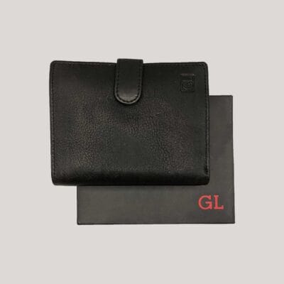 Talpi vyriška odinė piniginė GL - juoda Talpi vyriška odinė piniginė GL - juoda