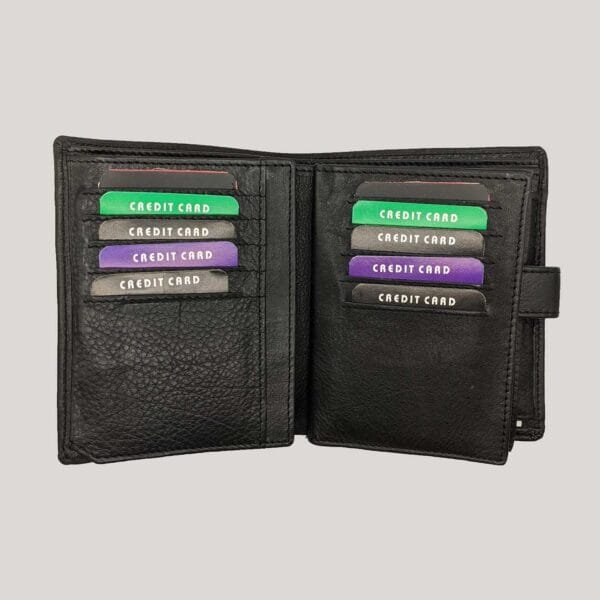 Talpi vyriška odinė piniginė GL - juoda (2) Talpi vyriška odinė piniginė GL - juoda (2)