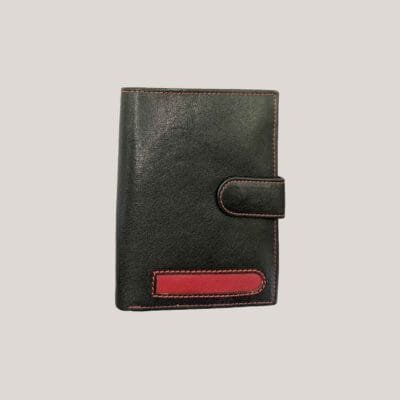 Vyriška odinė piniginė Lukas - juoda