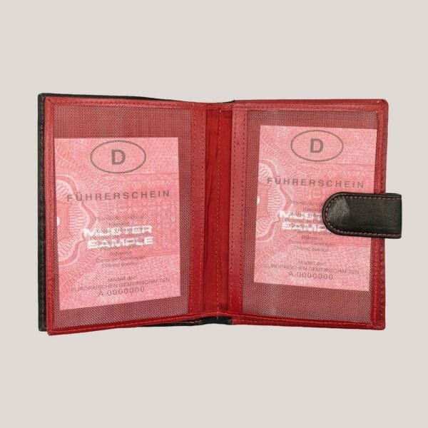 Vyriška odinė piniginė Lukas - juoda (3)