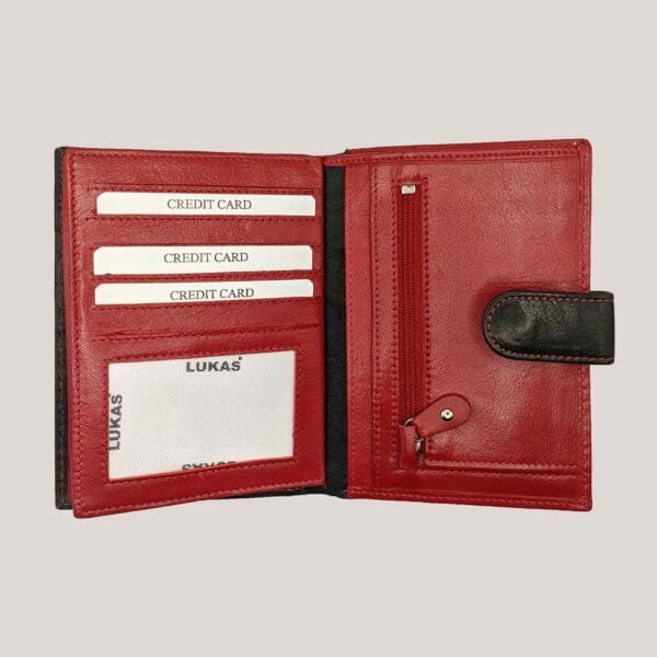 Vyriška odinė piniginė Lukas - juoda (4)