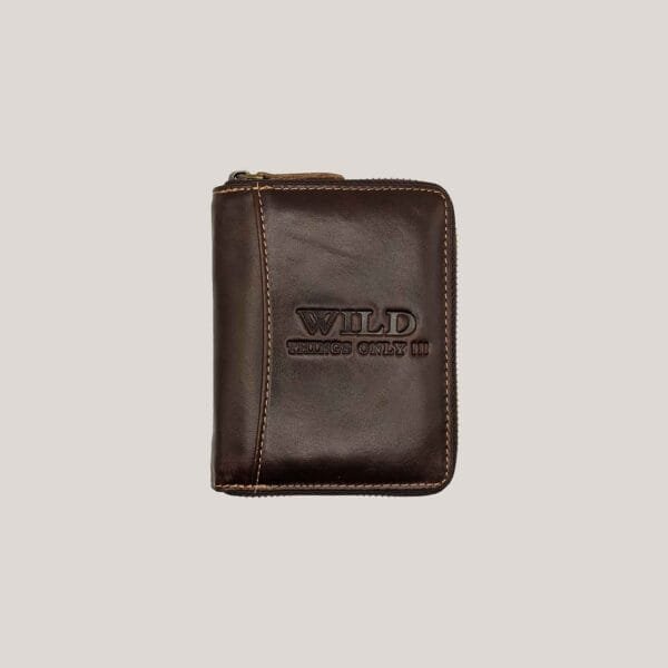 Vyriška odinė piniginė Wild Things Only ruda