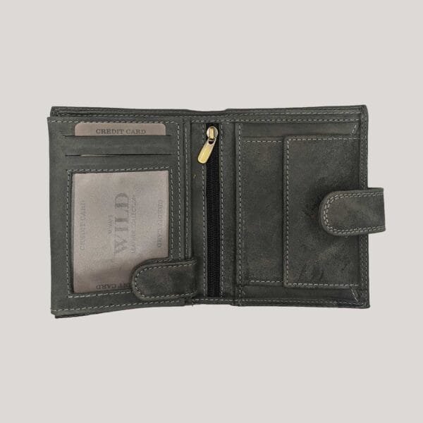 Odinė piniginė Always Wild - pilka (2)