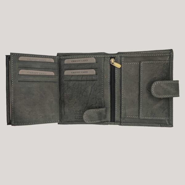 Odinė piniginė Always Wild - pilka (4)