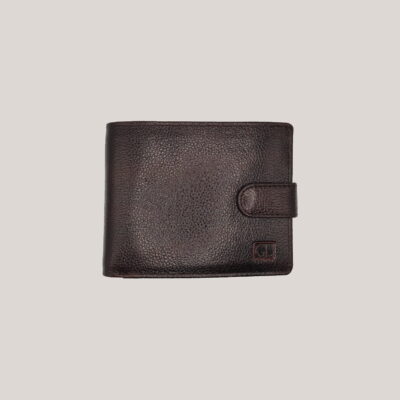 Vyriška odinė piniginė Genuine Leather ruda Vyriška odinė piniginė Genuine Leather ruda
