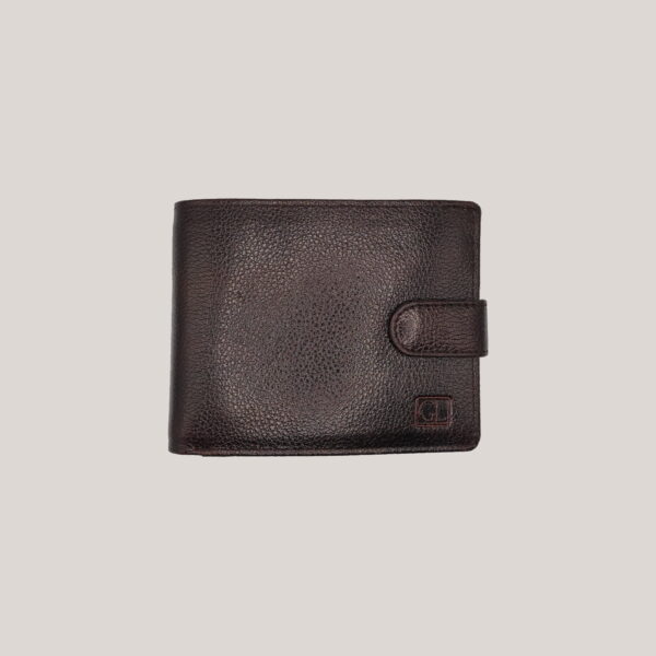 Vyriška odinė piniginė Genuine Leather ruda Vyriška odinė piniginė Genuine Leather ruda