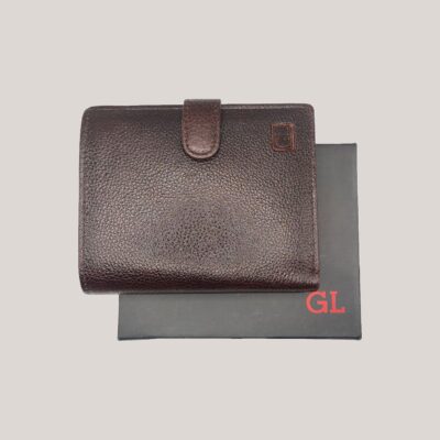 Odinė piniginė Genuine Leather ruda Odinė piniginė Genuine Leather ruda