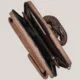 Eco leather wallet-handbag