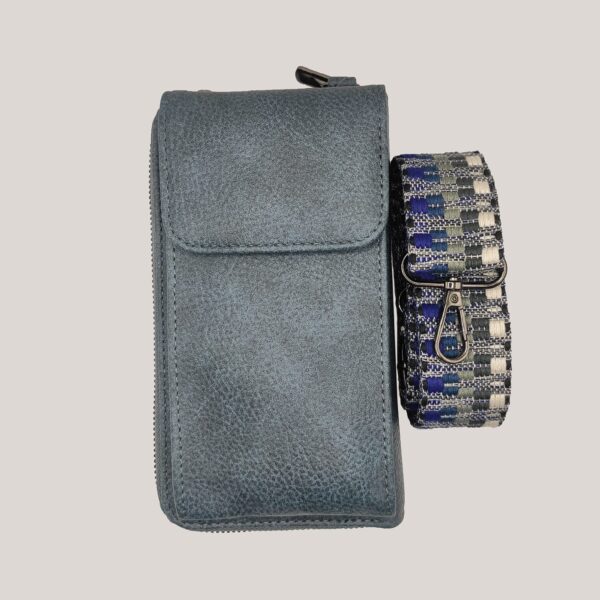 Eco leather wallet-handbag grey Eco leather wallet-handbag grey