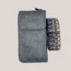 Eco leather wallet-handbag grey