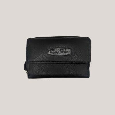 Moteriška odinė piniginė Money Maker juoda