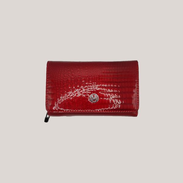 Women's eco leather wallet red