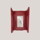 Women's eco leather wallet red