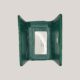 Women's eco leather wallet green