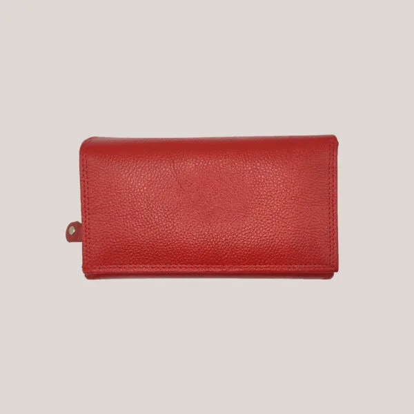Women's leather wallet GL red
