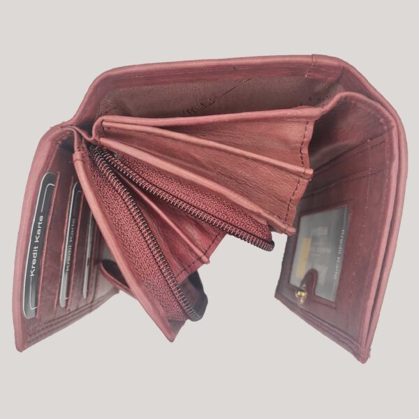 Odinė piniginė moterims Money Maker violetinė Odinė piniginė moterims Money Maker violetinė