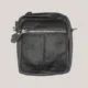 Men's leather handbag black