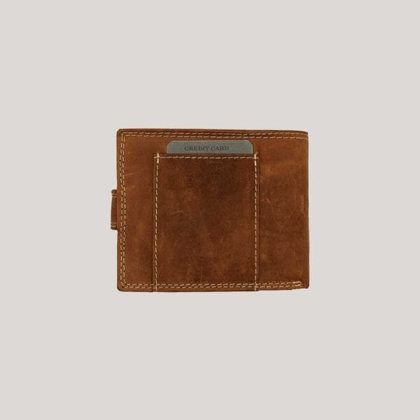 Vyriška odinė piniginė Always Wild - šviesiai ruda (6)