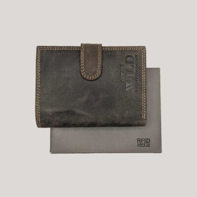 Odinė piniginė Always Wild - ruda Odinė piniginė Always Wild - ruda