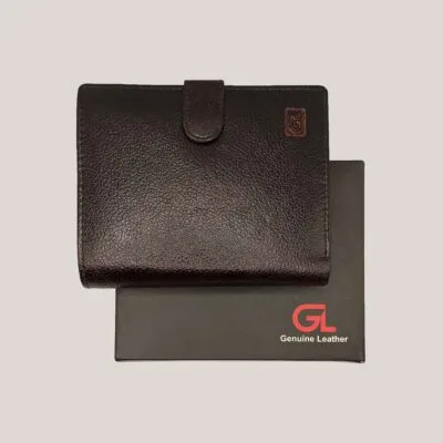 Odinė piniginė Genuine Leather ruda Odinė piniginė Genuine Leather ruda