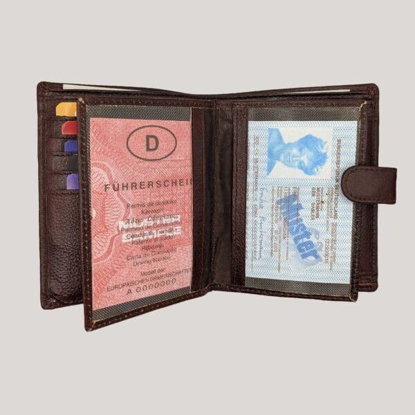 Talpi vyriška odinė piniginė GL - ruda (4)