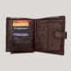 Talpi vyriška odinė piniginė GL - ruda (5)