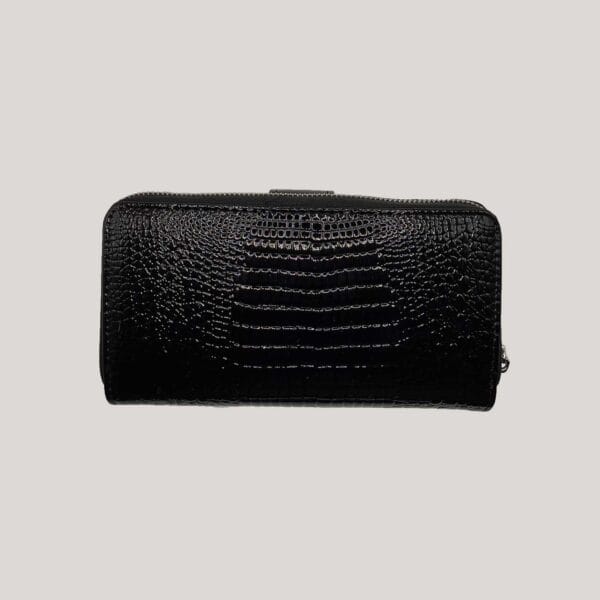 Moteriška odinė piniginė Jennifer Jones - juoda (4)