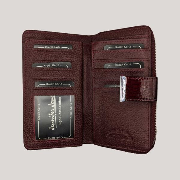 Moteriška odinė piniginė Jennifer Jones (3)