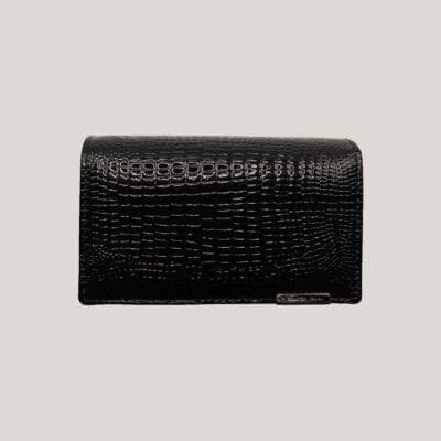 Odinė piniginė moterims Jennifer Jones - juoda