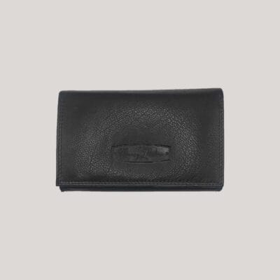 Odinė piniginė moterims Money Maker juoda Odinė piniginė moterims Money Maker juoda