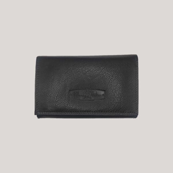 Odinė piniginė moterims Money Maker juoda Odinė piniginė moterims Money Maker juoda