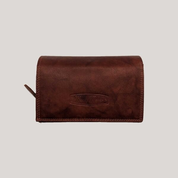 Odinė piniginė moterims Money Maker ruda