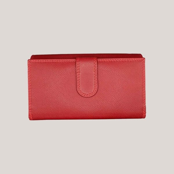Moteriška odinė piniginė Money Maker - raudona (4)