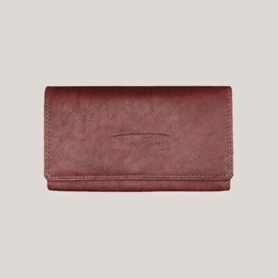 Moteriška odinė piniginė Money Maker violetinė