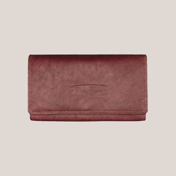 Moteriška odinė piniginė Money Maker violetinė