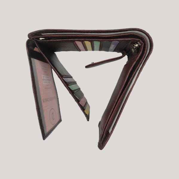 Klasikinė odinė piniginė vyrams GL - ruda (2) Klasikinė odinė piniginė vyrams GL - ruda (2)