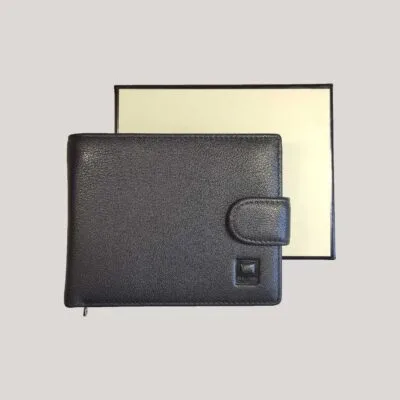 Vyriška odinė piniginė Balisa - juoda