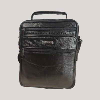 Vyriška odinė rankinė Rovicky - juoda Vyriška odinė rankinė Rovicky - juoda