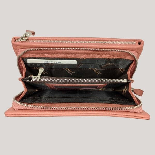 Piniginė-delninė Vermari rožinė (2)