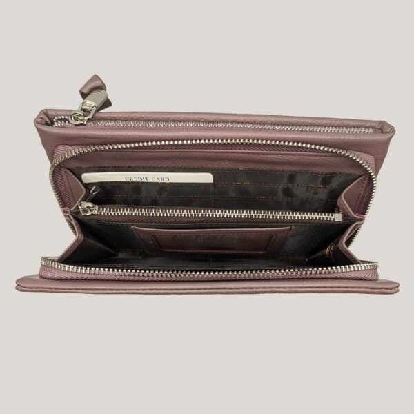 Odinė piniginė-delninė Vermari - rusva (2) Odinė piniginė-delninė Vermari - rusva (2)