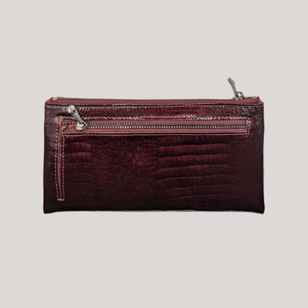 Moteriška odinė piniginė Vermari - bordo (4)