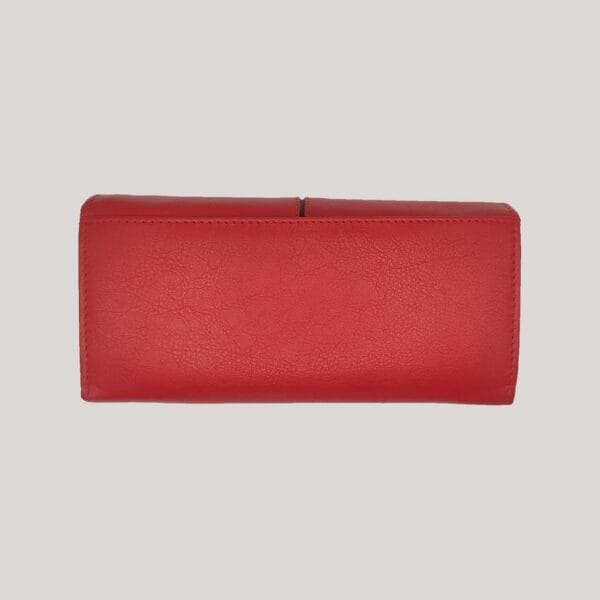 Didelė moteriška odinė piniginė GL - raudona (5) Didelė moteriška odinė piniginė GL - raudona (5)