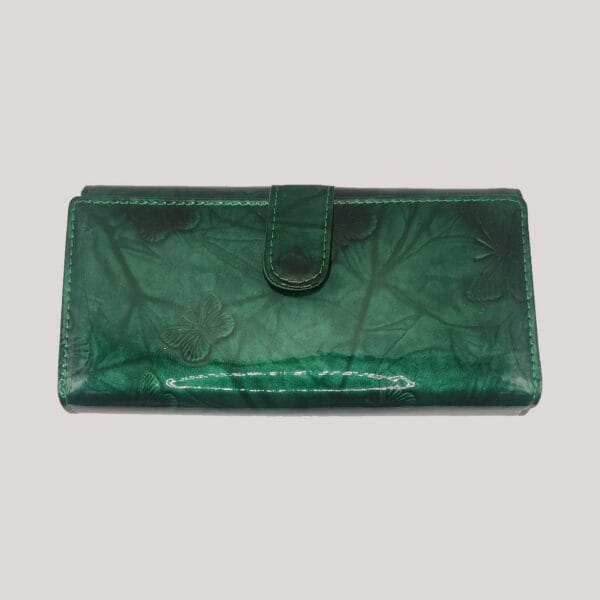 Didelė odinė piniginė Jennifer Jones - žalia (3) Didelė odinė piniginė Jennifer Jones - žalia (3)