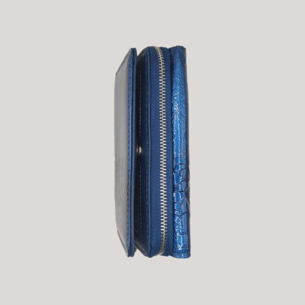 Nedidelė odinė piniginė Jennifer Jones - mėlyna (4) Nedidelė odinė piniginė Jennifer Jones - mėlyna (4)