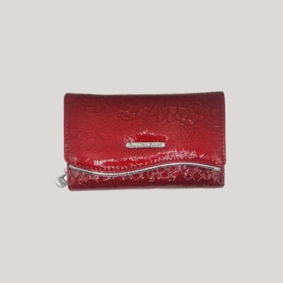 Nedidelė odinė piniginė Jennifer Jones - raudona Nedidelė odinė piniginė Jennifer Jones - raudona