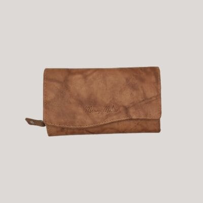 Moteriška odinė piniginė Money Maker - šviesiai ruda Moteriška odinė piniginė Money Maker - šviesiai ruda