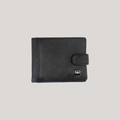Vyriška odinė piniginė - juoda Vyriška odinė piniginė - juoda