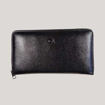 Talpi odinė piniginė-delninė GL - juoda Talpi odinė piniginė-delninė GL - juoda