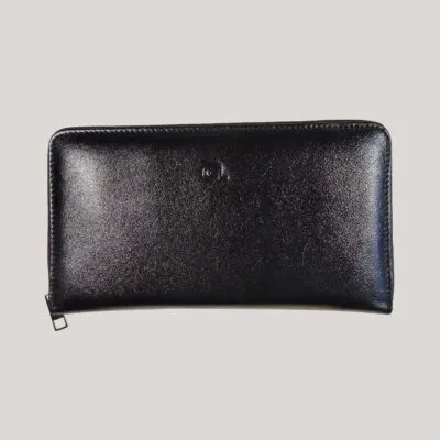 Talpi odinė piniginė-delninė GL - juoda