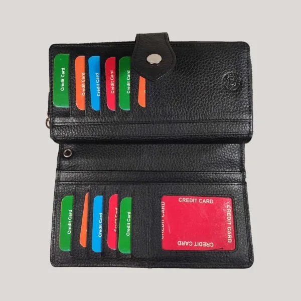 Odinė piniginė-delninė GL - juoda (2)